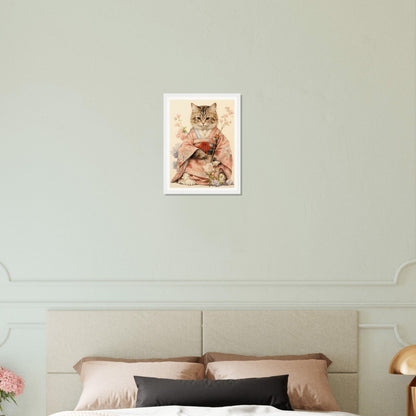 Kimono Cat - Matte Archival Poster