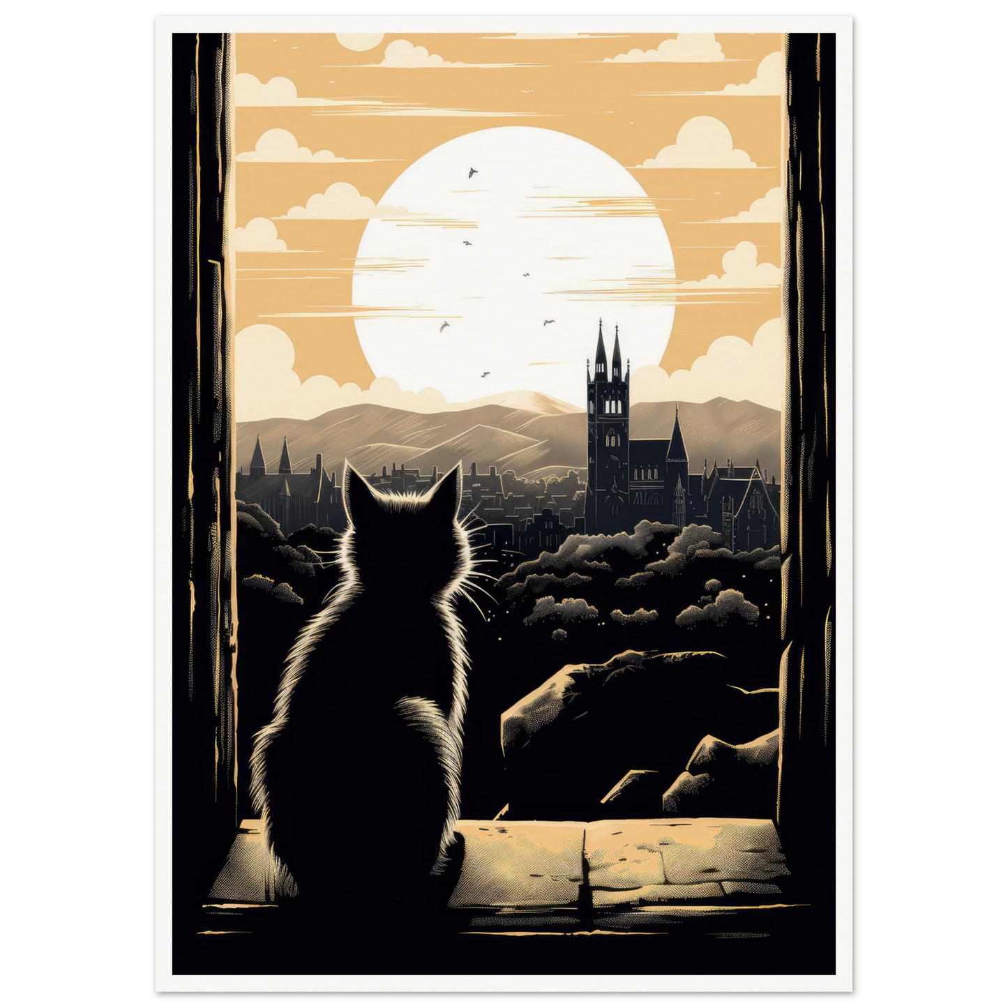 Dusk City - Matte Archival Poster
