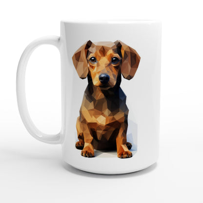 Crystal Daschund - Ceramic Coffee Mug