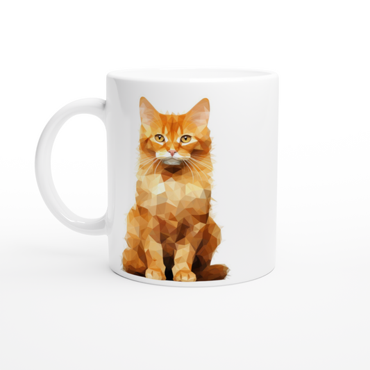 Crystal Ginger Shorthair - Ceramic Coffee Mug