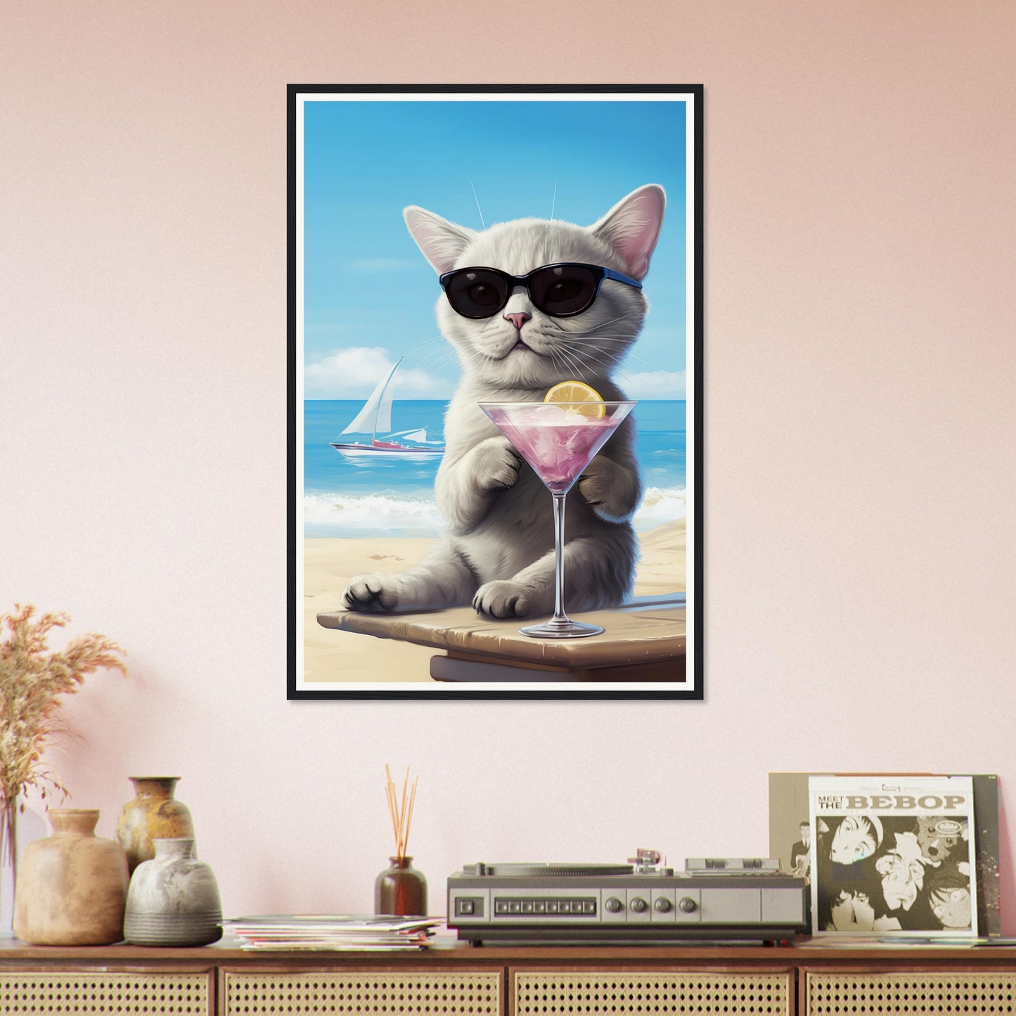 Martini Beach - Matte Archival Poster