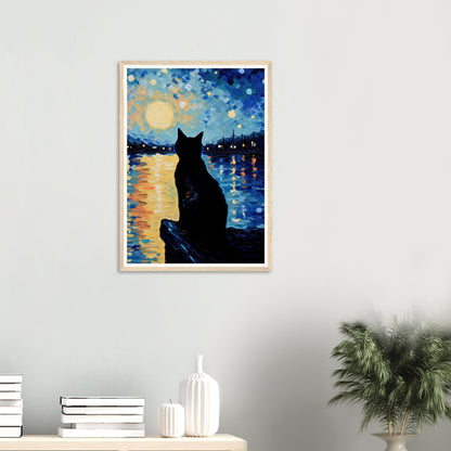 Moonrise Docks - Matte Archival Poster