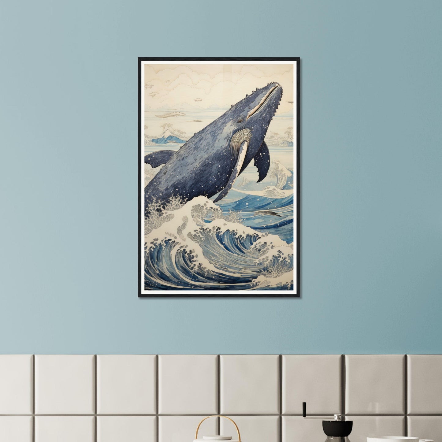 Breaching Whale - Matte Archival Poster