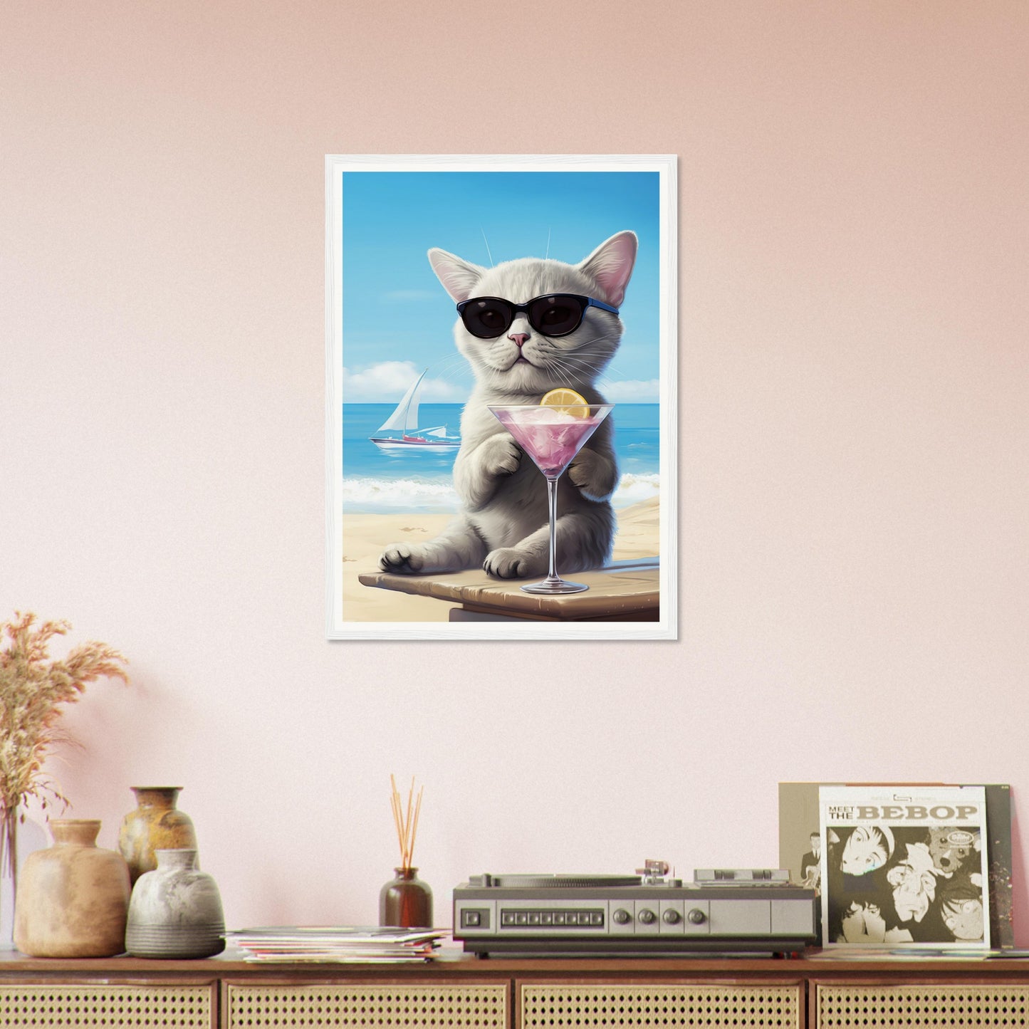 Martini Beach - Matte Archival Poster