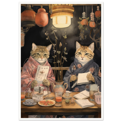 Izakaya Cats - Matte Archival Poster