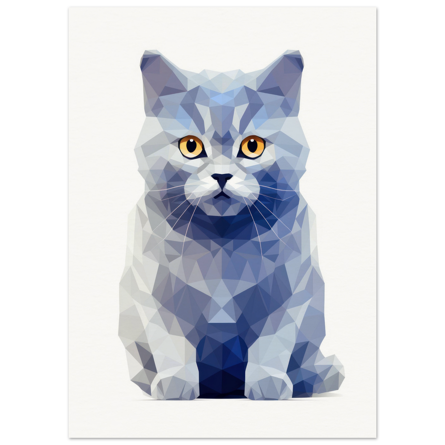 Crystal British Shorthair - Matte Archival Poster