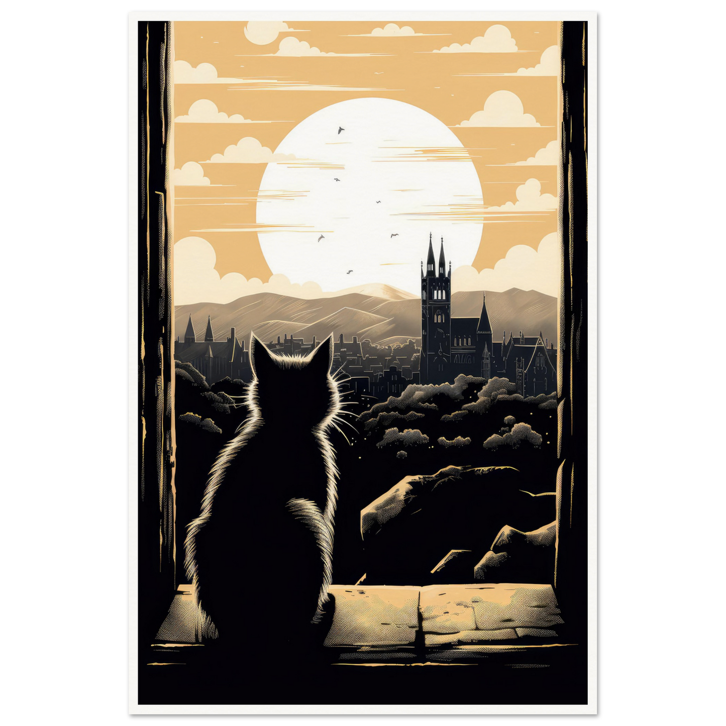 Dusk City - Matte Archival Poster