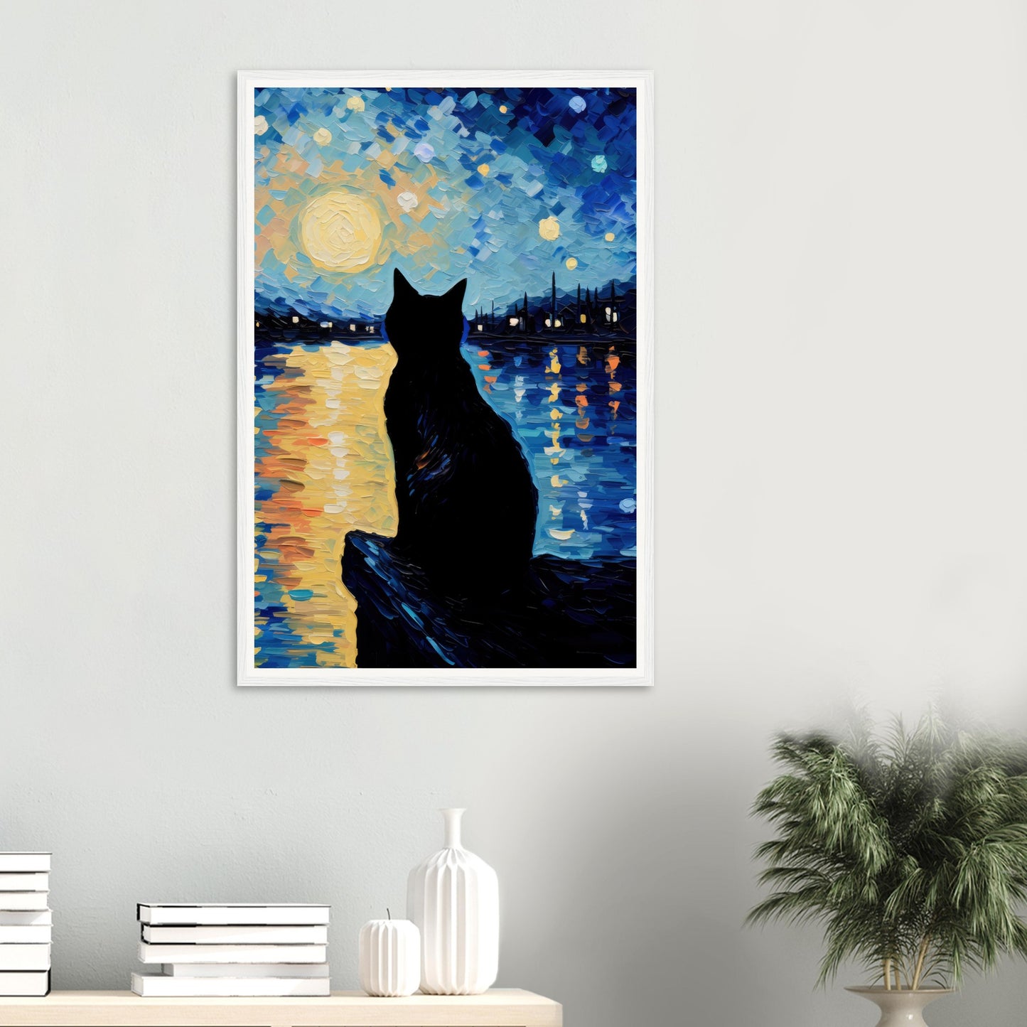 Moonrise Docks - Matte Archival Poster