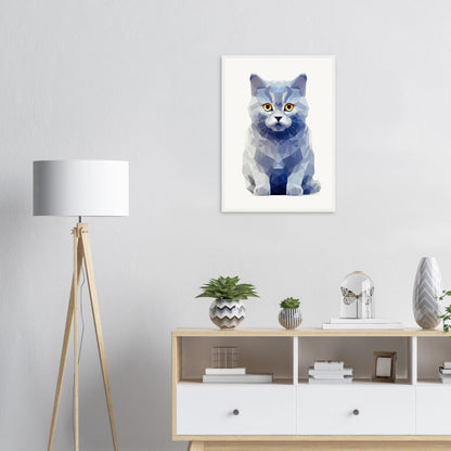 Crystal British Shorthair - Matte Archival Poster