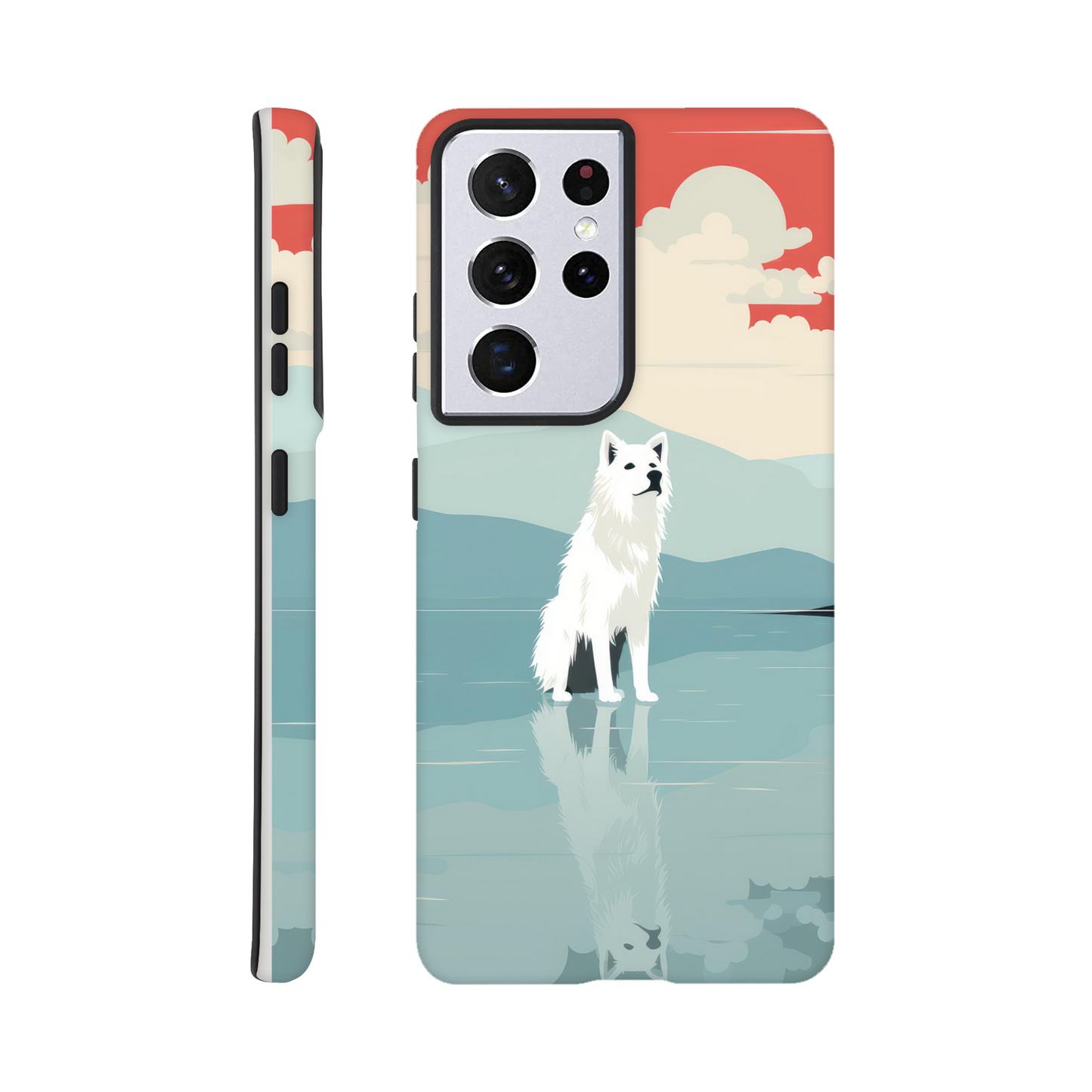 White Wolf Lake - Samsung Tough Case