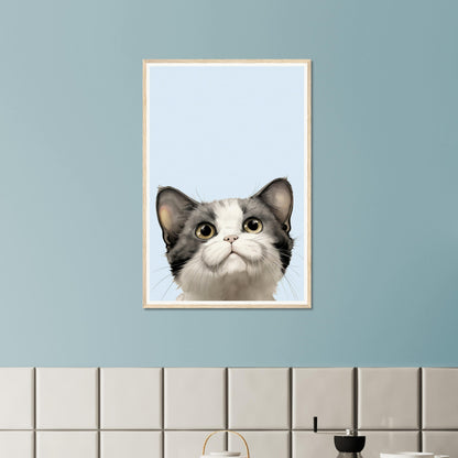 Curious Kitty - Matte Archival Poster