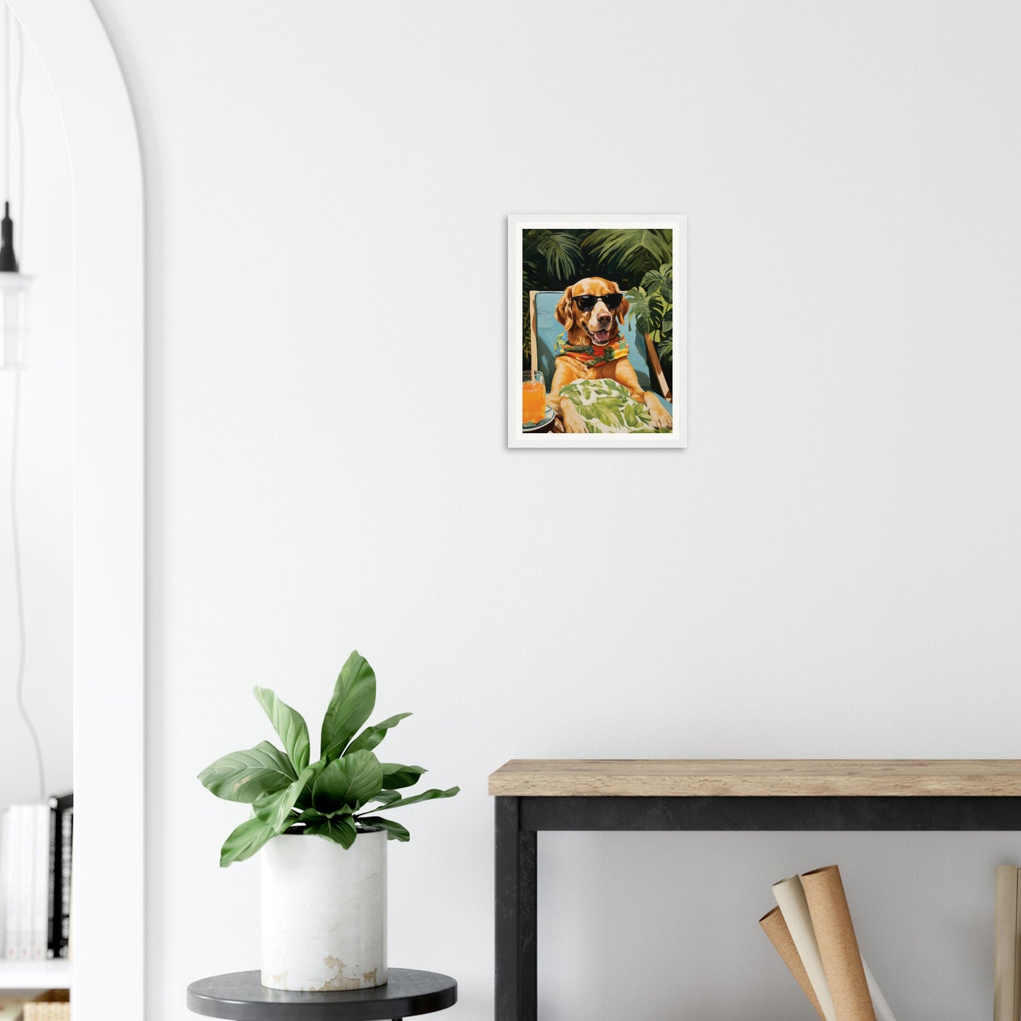Poolside Paradise - Matte Archival Poster
