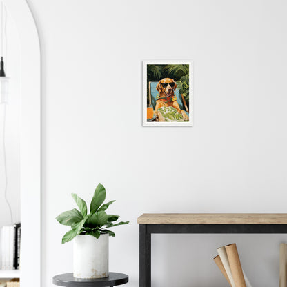 Poolside Paradise - Matte Archival Poster