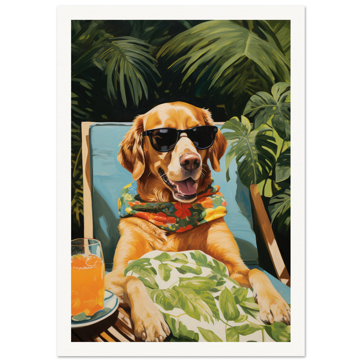 Poolside Paradise - Matte Archival Poster