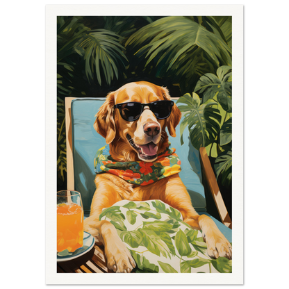 Poolside Paradise - Matte Archival Poster