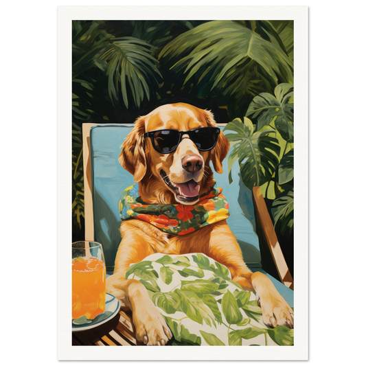Poolside Paradise - Matte Archival Poster