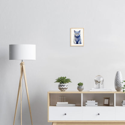 Crystal British Shorthair - Matte Archival Poster