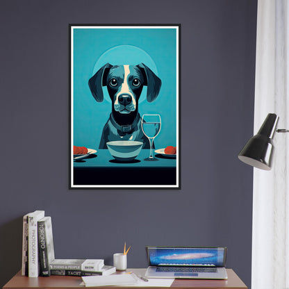 Blue Beagle - Matte Archival Poster