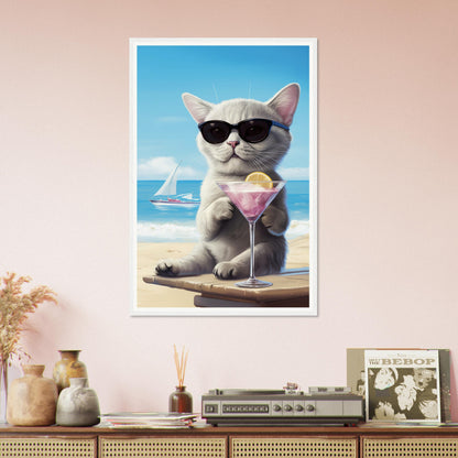 Martini Beach - Matte Archival Poster