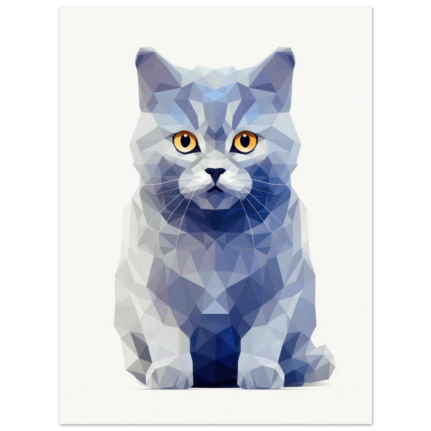 Crystal British Shorthair - Matte Archival Poster