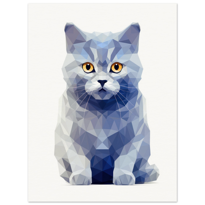 Crystal British Shorthair - Matte Archival Poster