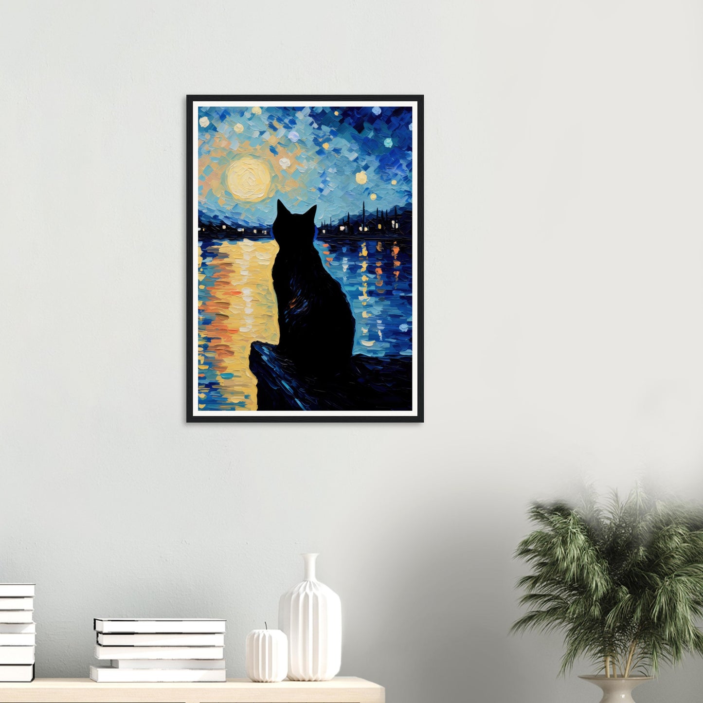 Moonrise Docks - Matte Archival Poster