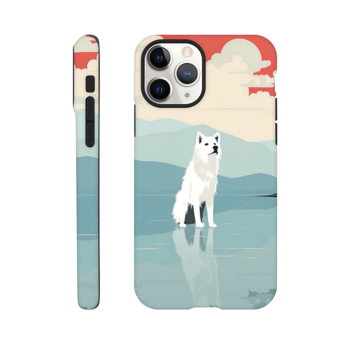 White Wolf Lake - iPhone Tough Case