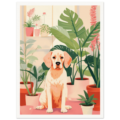 Greenhouse Dog - Matte Archival Poster