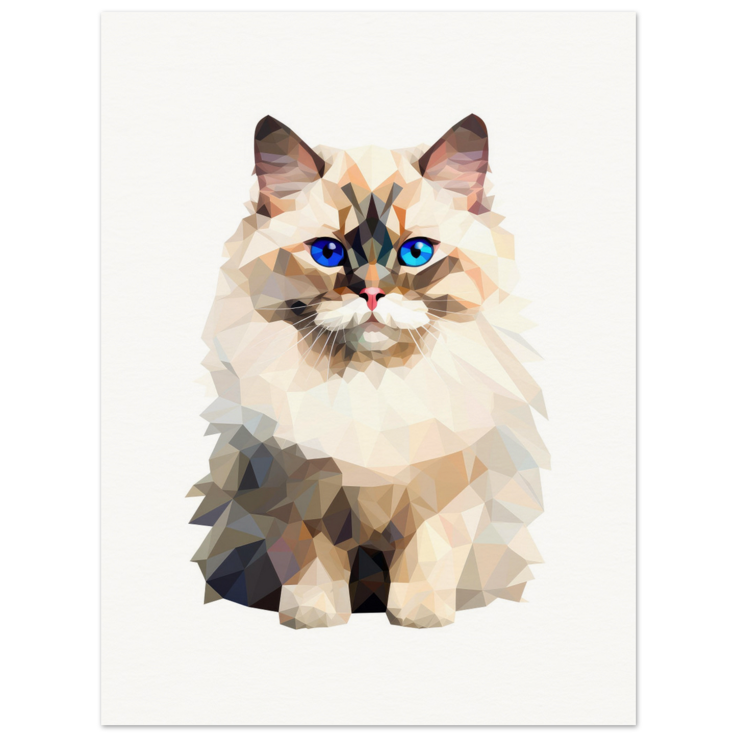 Crystal Ragdoll - Matte Archival Poster