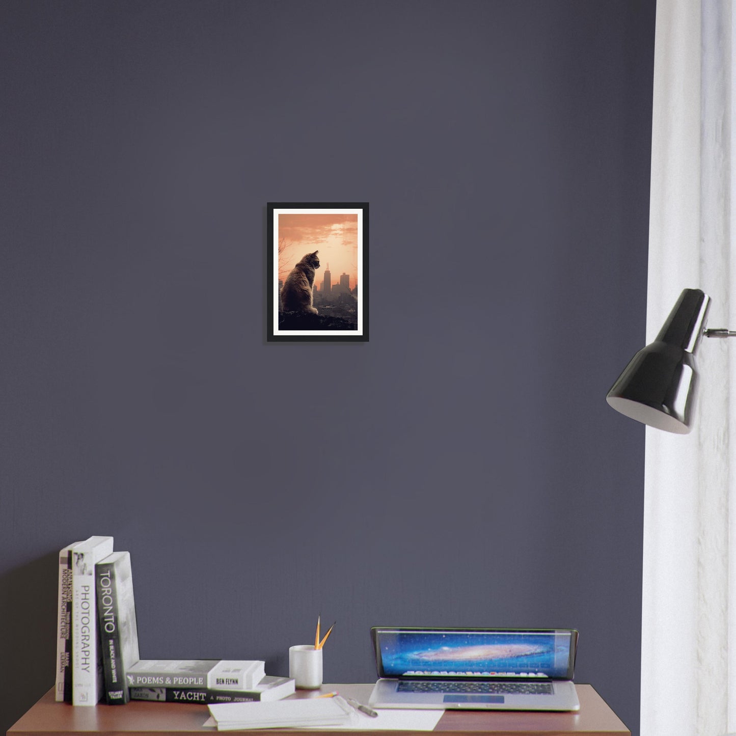 Skyline Cat - Matte Archival Poster