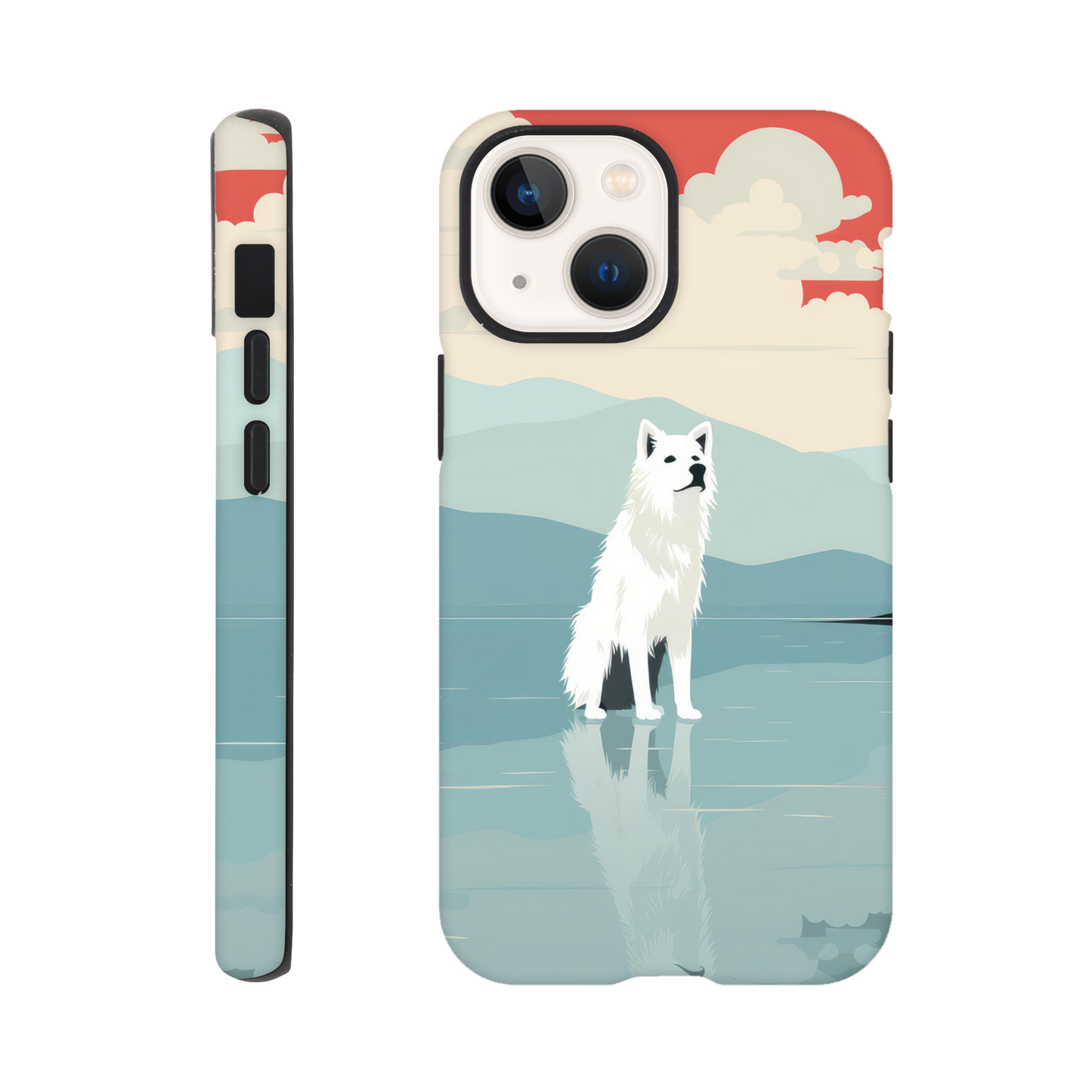 White Wolf Lake - iPhone Tough Case