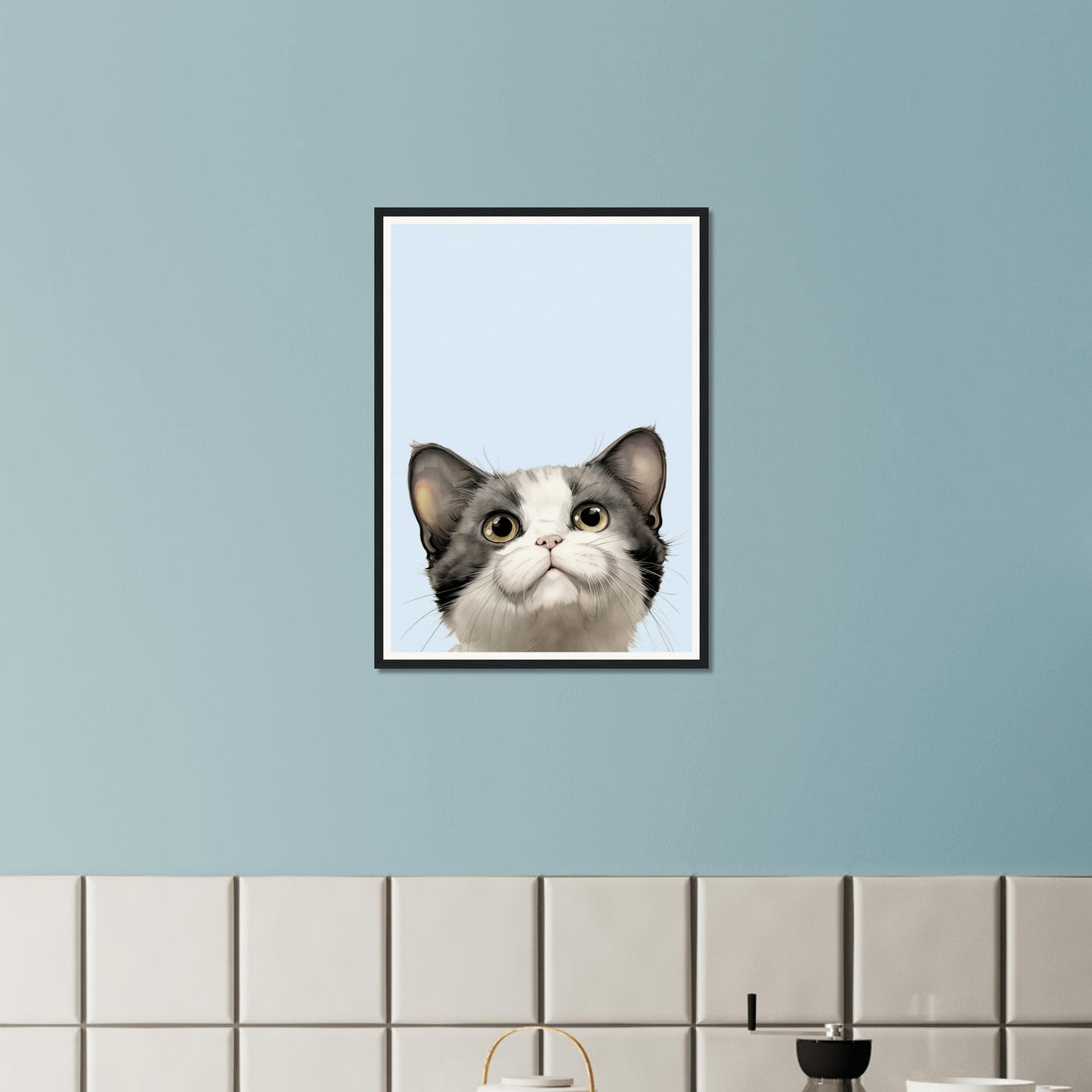 Curious Kitty - Matte Archival Poster