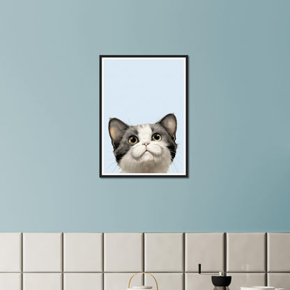 Curious Kitty - Matte Archival Poster