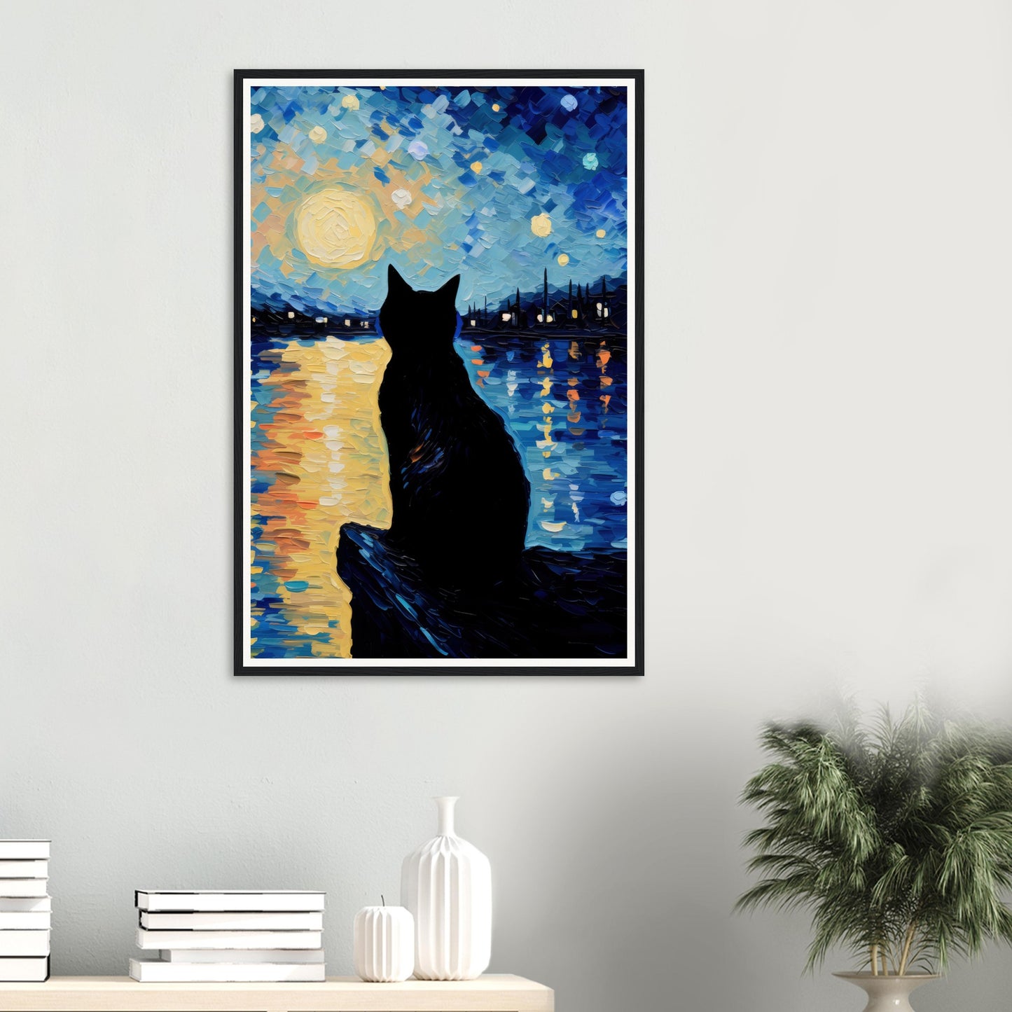 Moonrise Docks - Matte Archival Poster