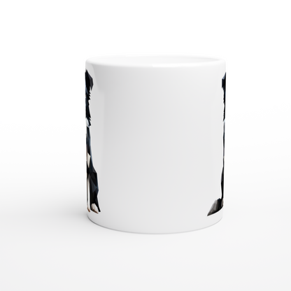 Crystal Border Collie - Ceramic Coffee Mug
