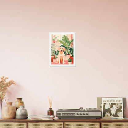 Greenhouse Dog - Matte Archival Poster