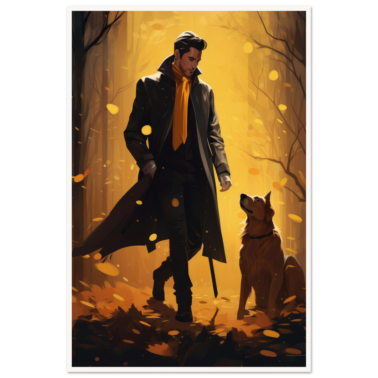 Autumn Stroll - Matte Archival Poster