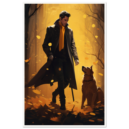 Autumn Stroll - Matte Archival Poster