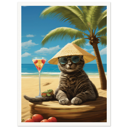 Martini Beach II - Matte Archival Poster