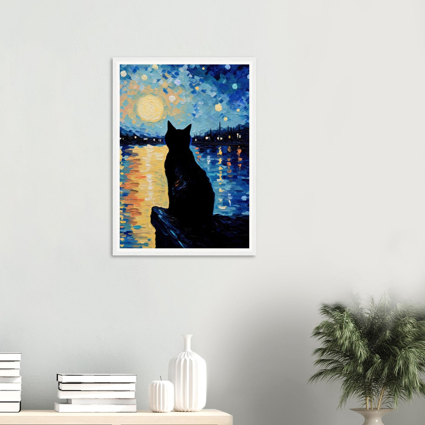 Moonrise Docks - Matte Archival Poster