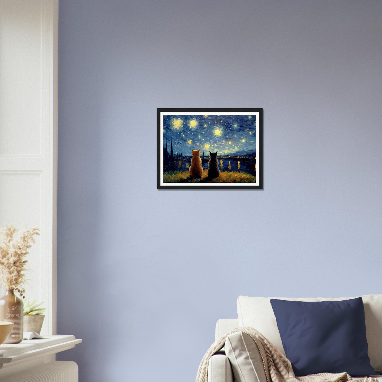 Purry Night - Matte Archival Poster